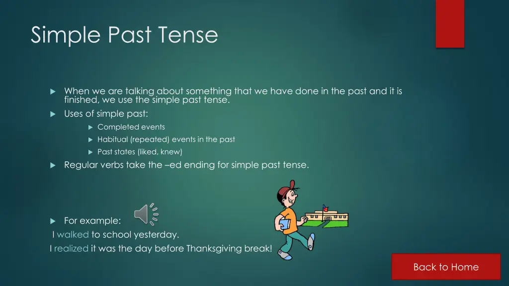 simple past tense