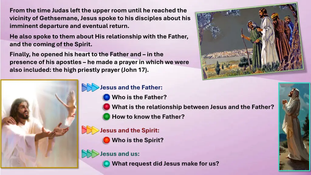 from the time judas left the upper room until