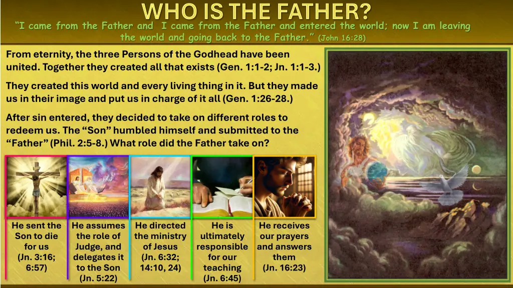 i came from the father and i came from the father