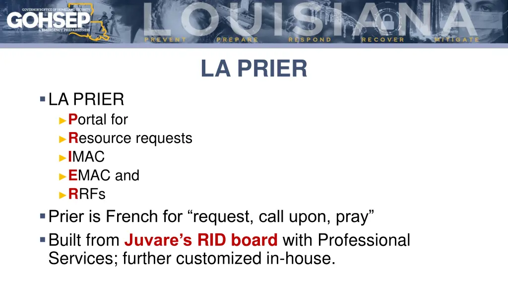 la prier