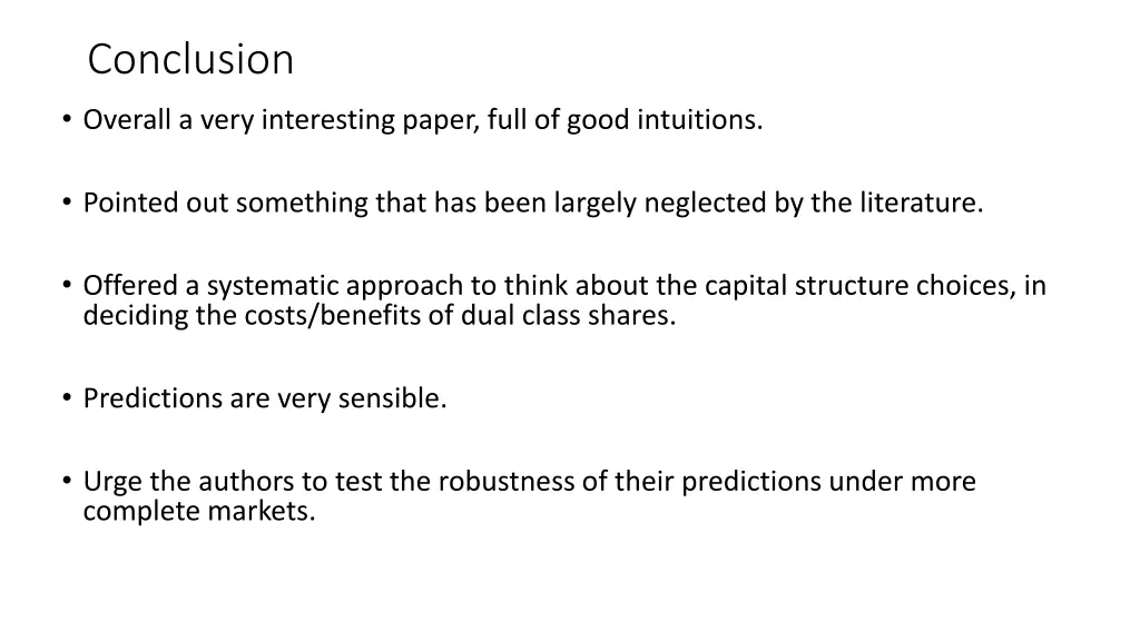 conclusion