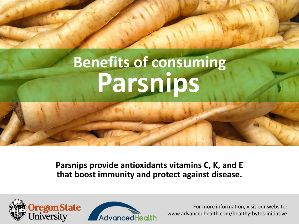 benefits of consuming parsnips 2