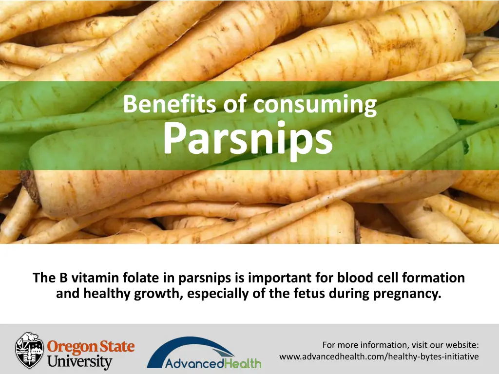 benefits of consuming parsnips 3