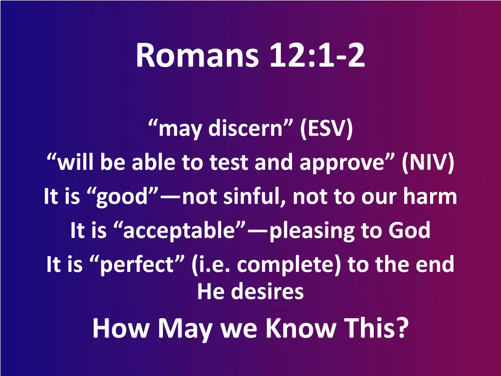 romans 12 1 2 2
