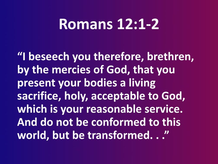 romans 12 1 2