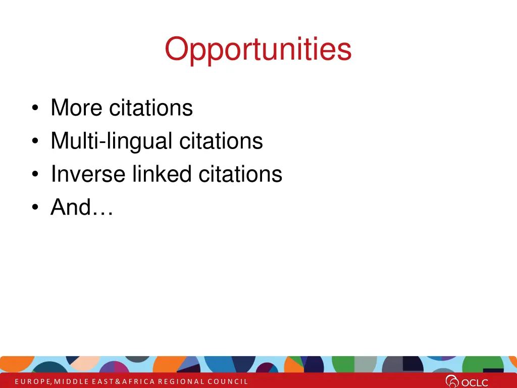 opportunities