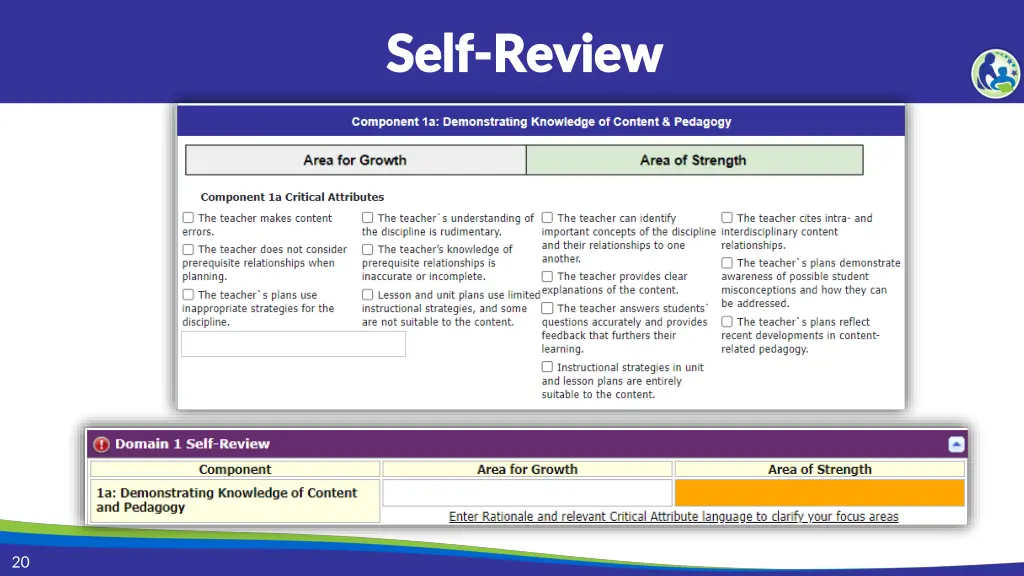 self self review review