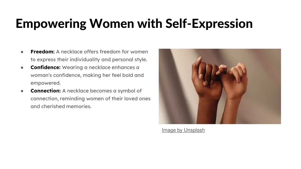 empowering women with self expression