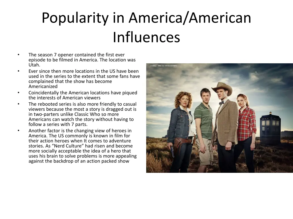 popularity in america american influences