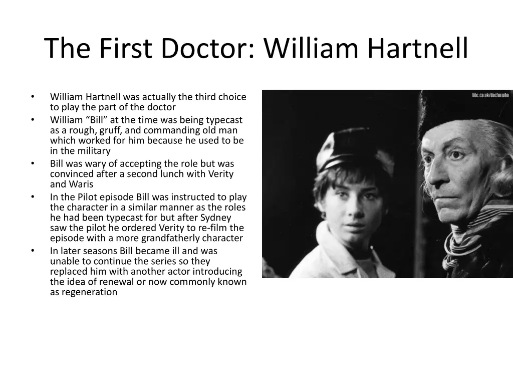 the first doctor william hartnell