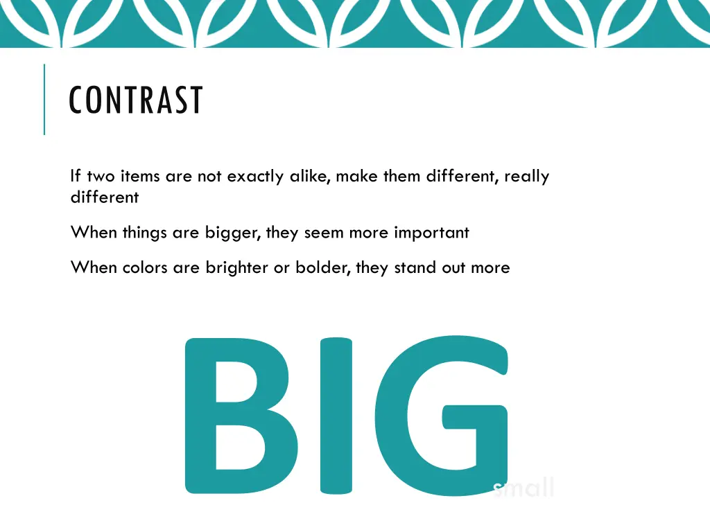 contrast