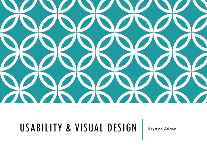 usability visual design