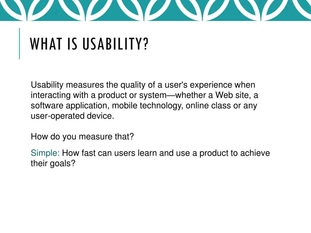 what is usability