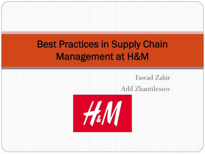 best practices in supply chain best practices