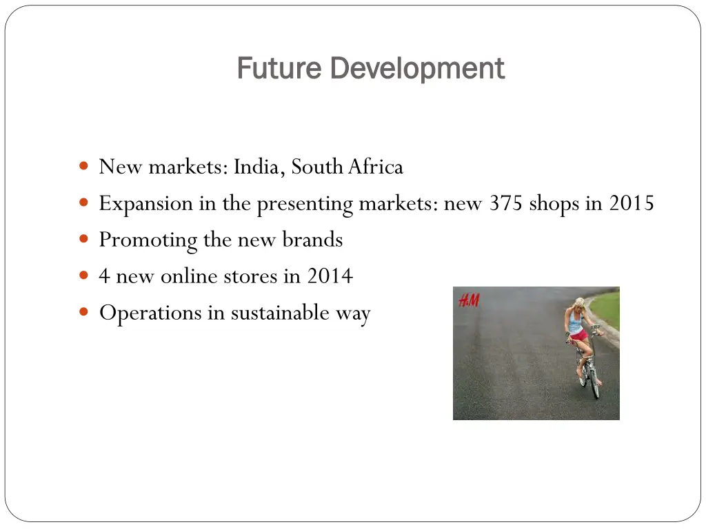 future development future development