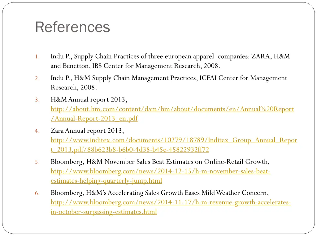 references