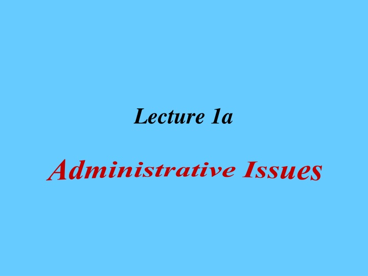 lecture 1a