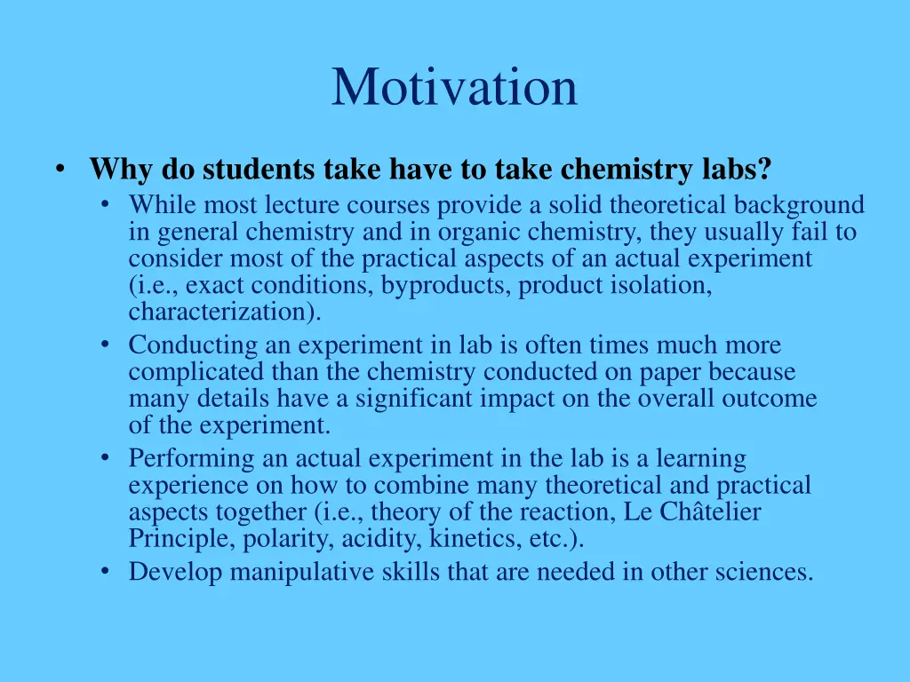 motivation