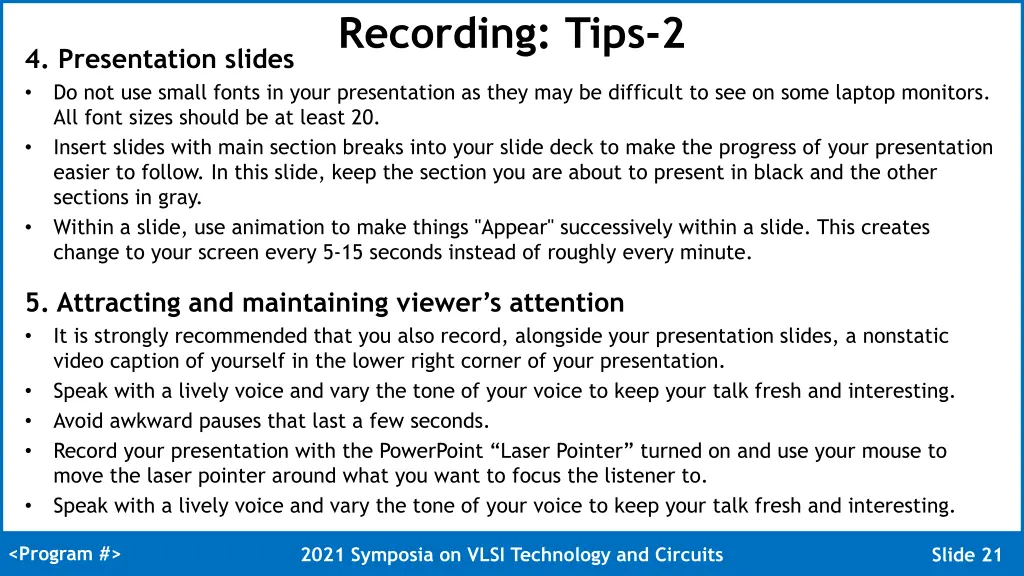 recording tips 2