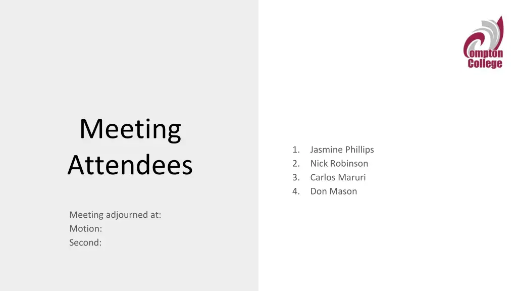 meeting attendees