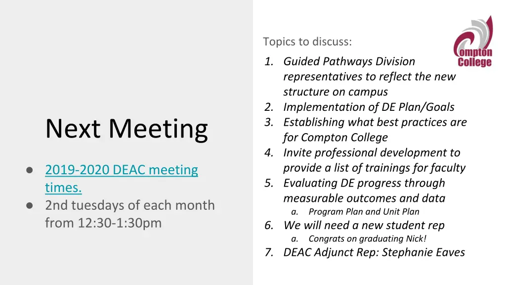 topics to discuss