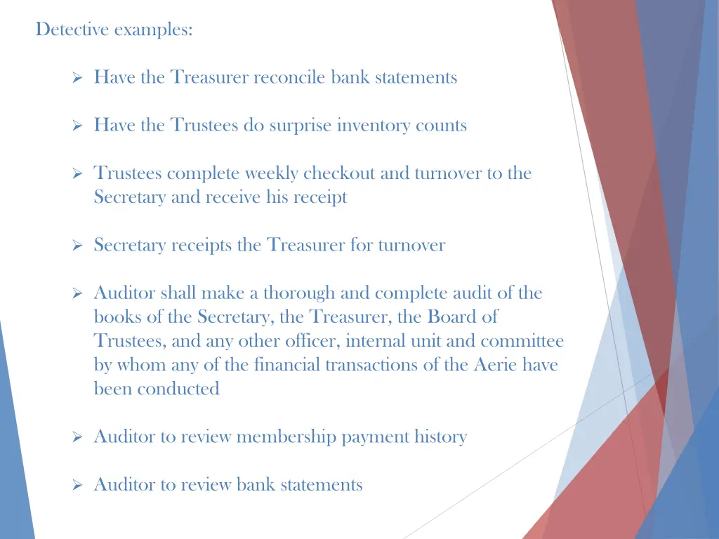 detective examples