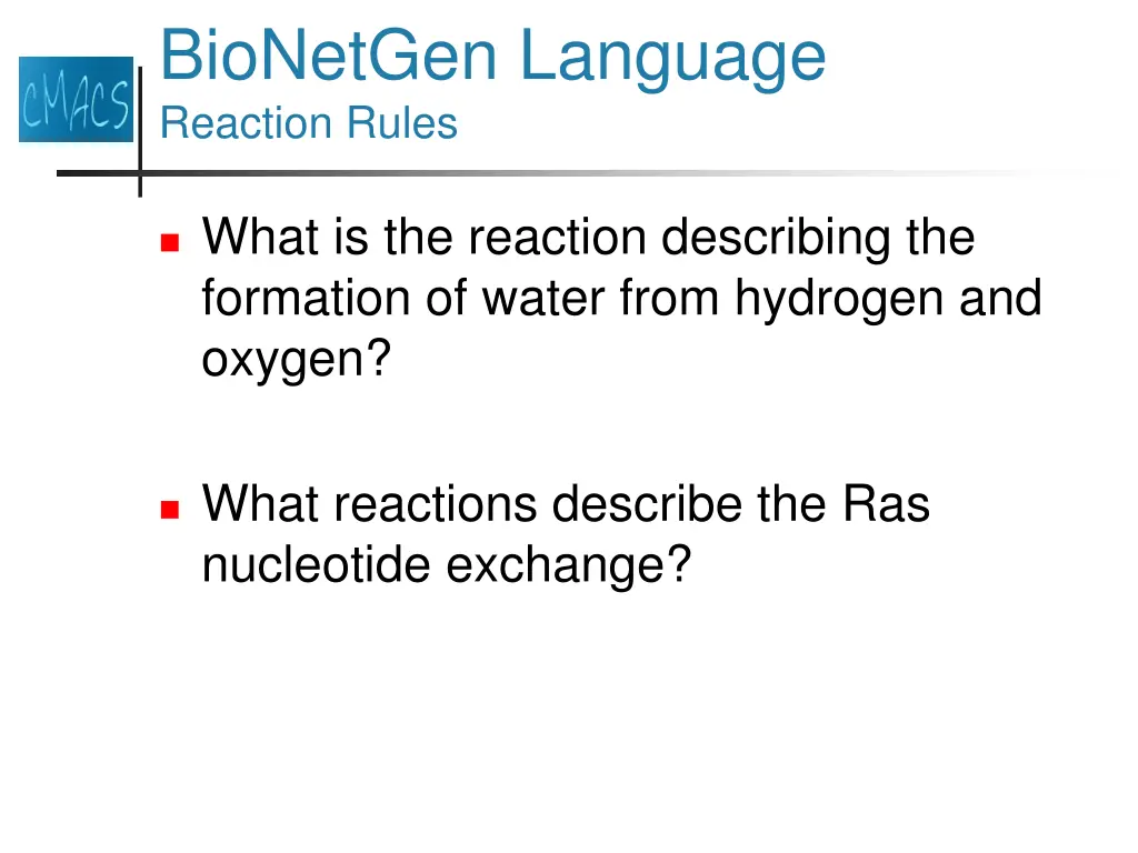 bionetgen language reaction rules 8