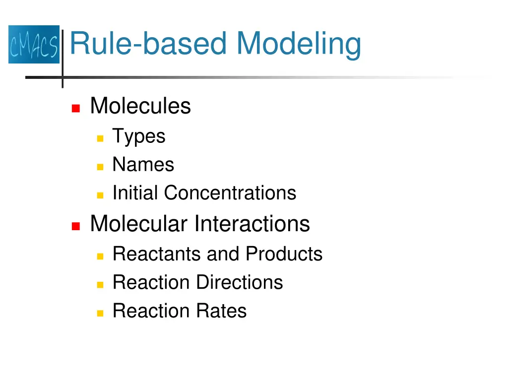 rule based modeling