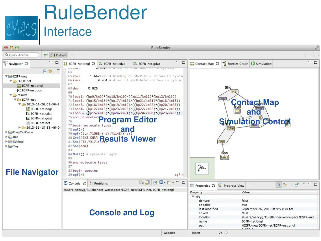 rulebender interface