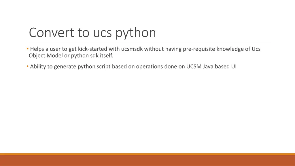 convert to ucs python