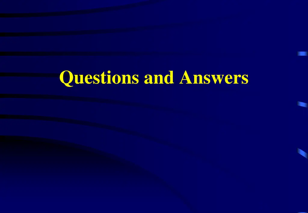 questions and answers