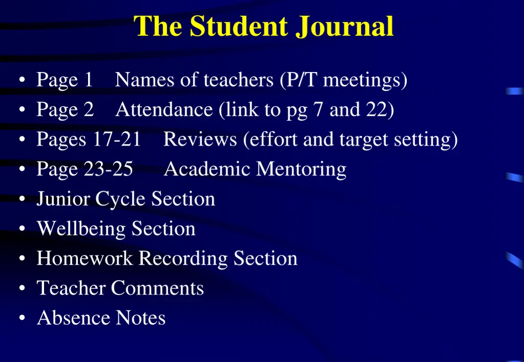 the student journal