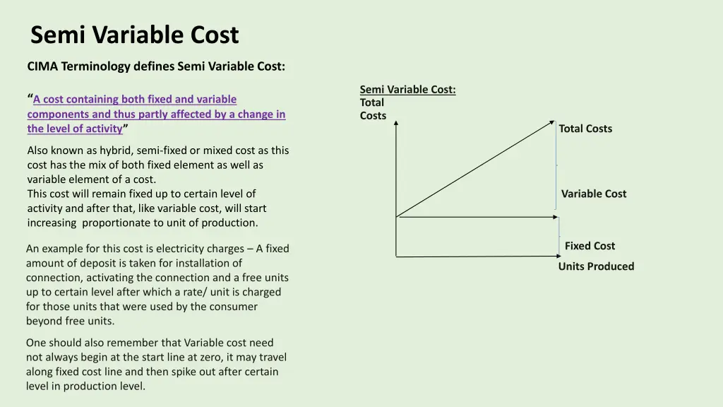 semi variable cost