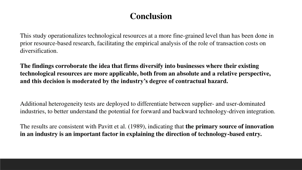 conclusion