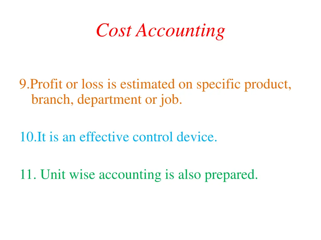 cost accounting 2