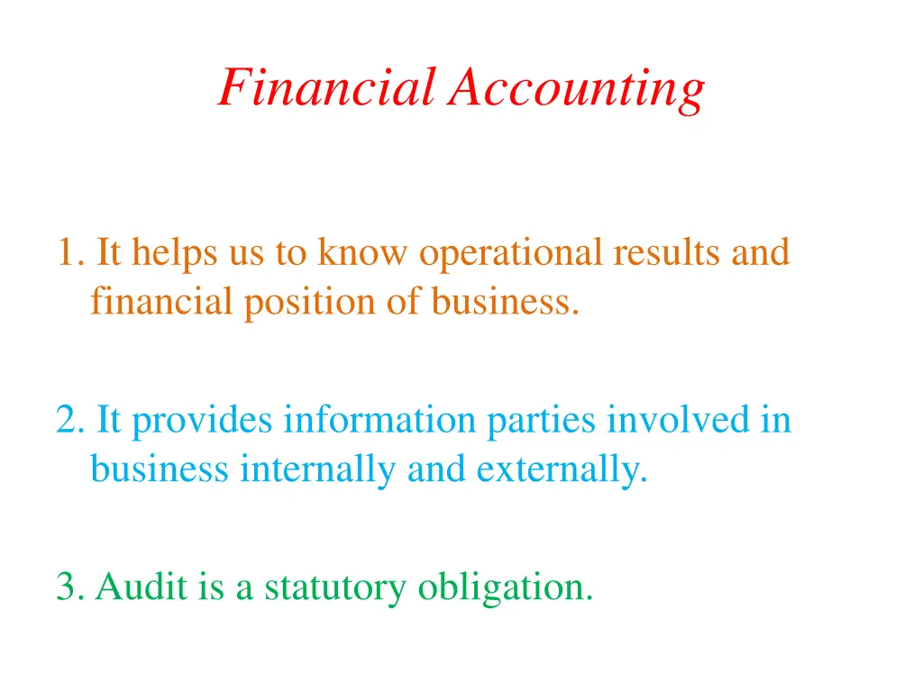 financial accounting