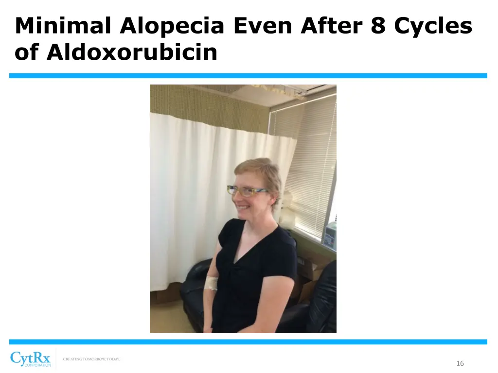 minimal alopecia even after 8 cycles