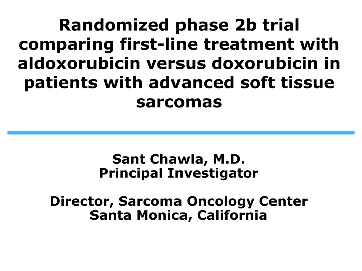 randomized phase 2b trial comparing first line