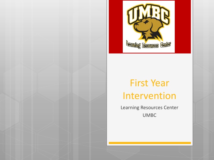 first year intervention