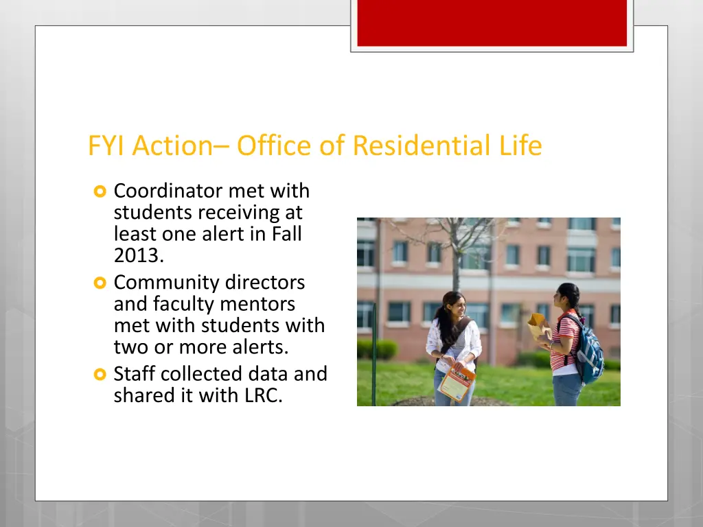 fyi action office of residential life