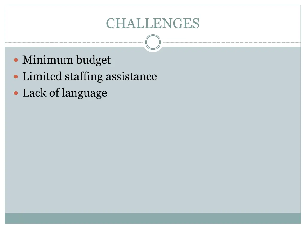 challenges