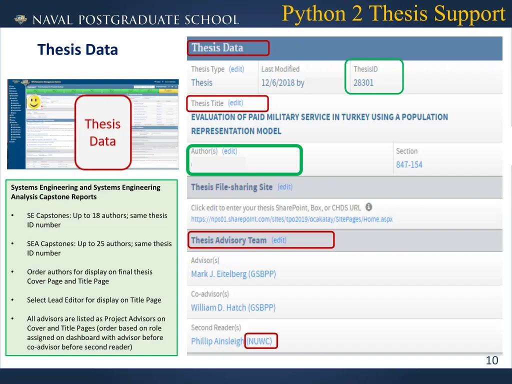 python 2 thesis support 10