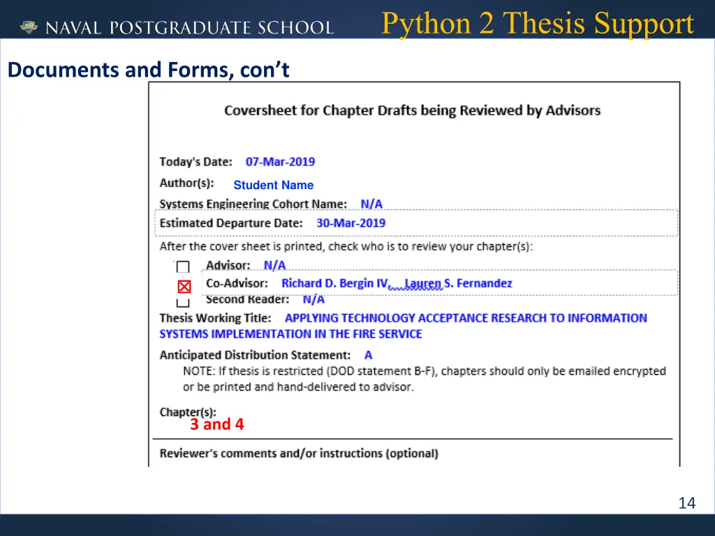 python 2 thesis support 14