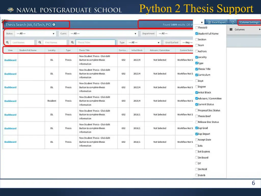 python 2 thesis support 6