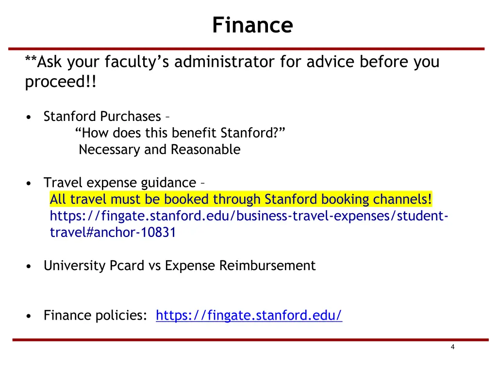 finance