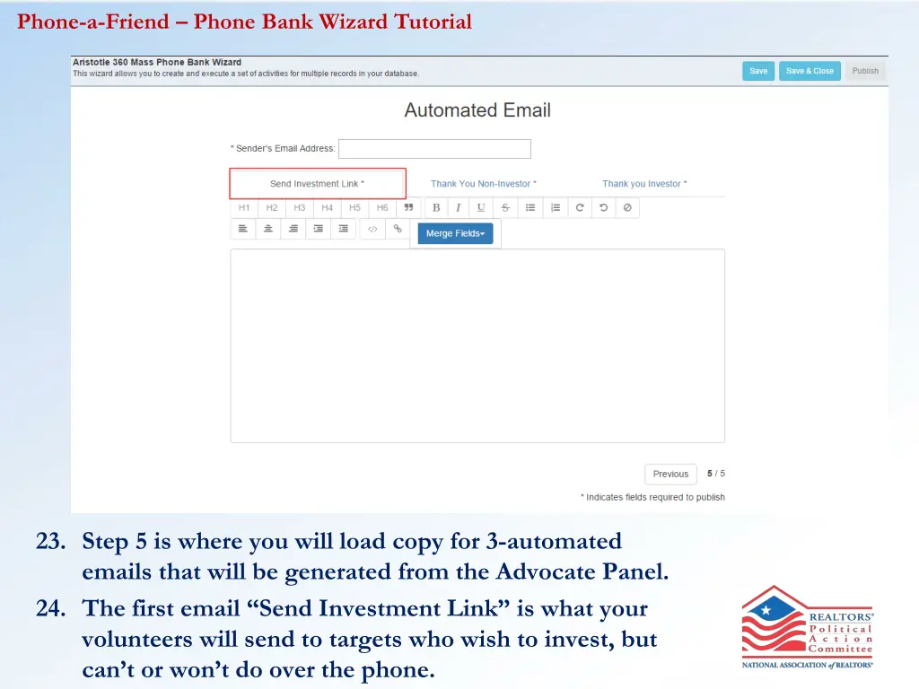 phone a friend phone bank wizard tutorial 13