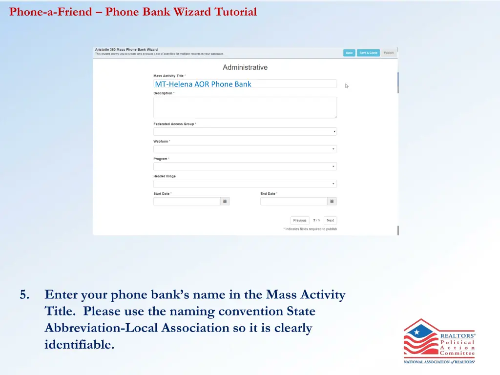 phone a friend phone bank wizard tutorial 3