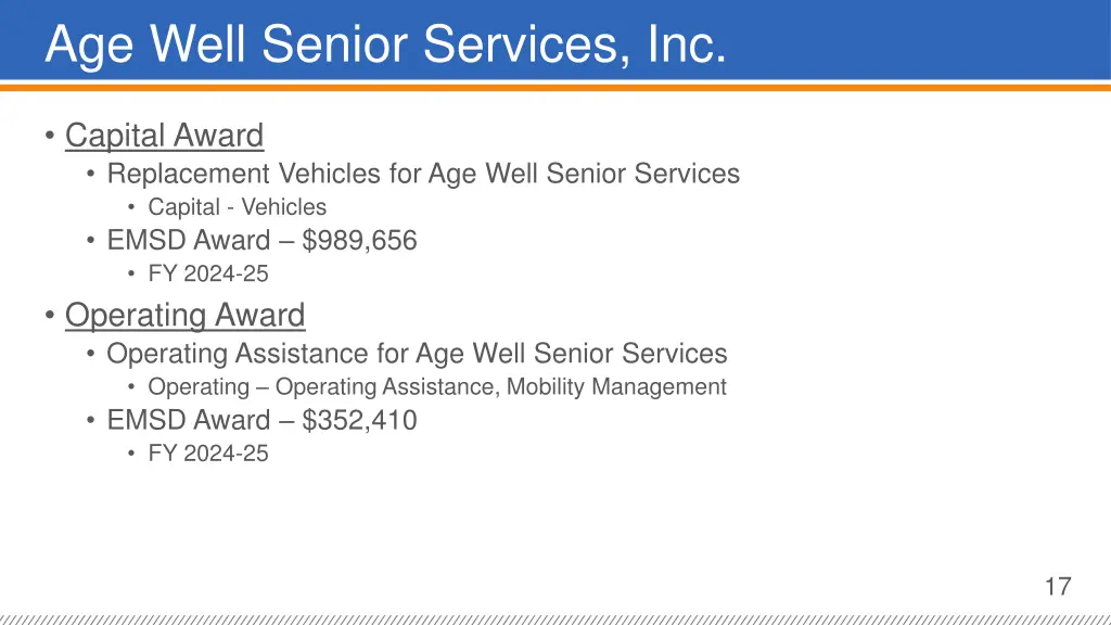age well senior services inc