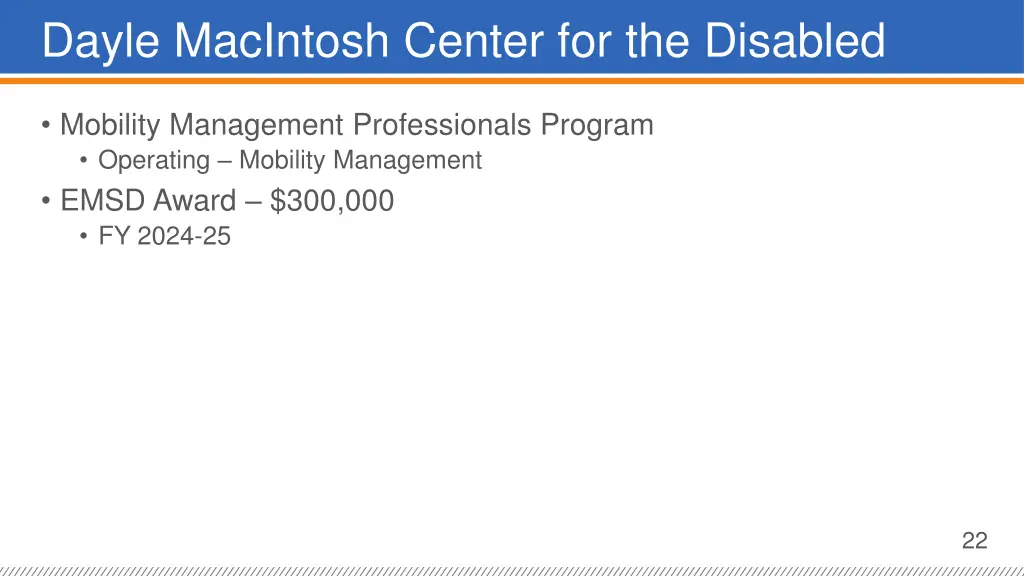 dayle macintosh center for the disabled