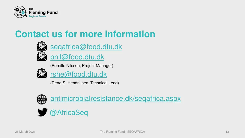 contact us for more information seqafrica@food